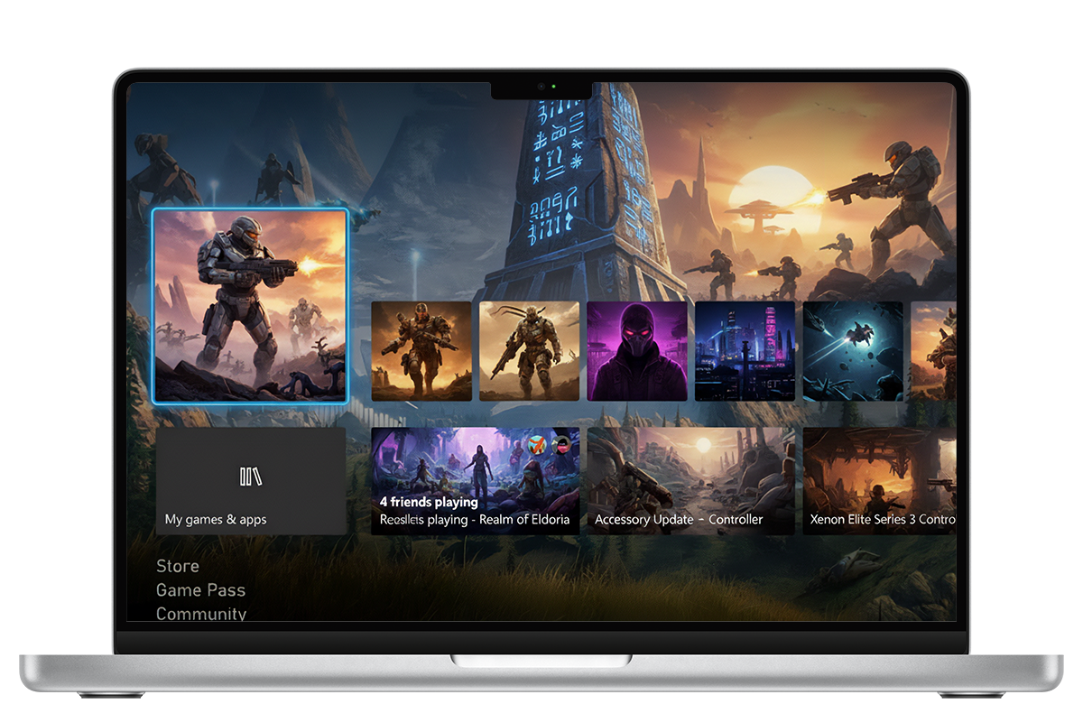 OneCast on MacBook